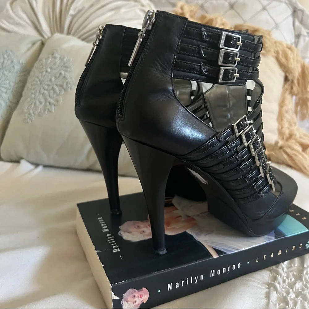 Calvin Klein Black Heels - Picture 2 of 5
